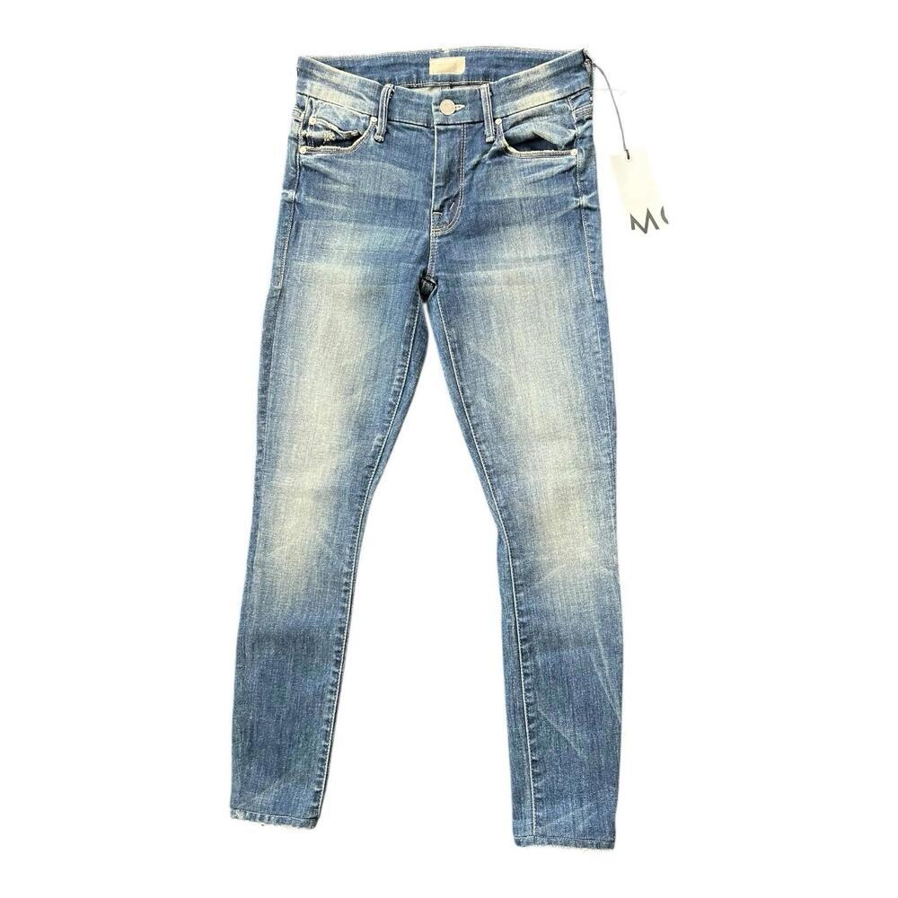 NWT Mother Denim The Looker Crop Double trouble  Size 25 $228 Preppy Feminine